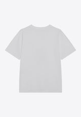 MM6 Maison Margiela Numeric Patch Crewneck T-shirt White S62GD0210M20115/R_MM6-100