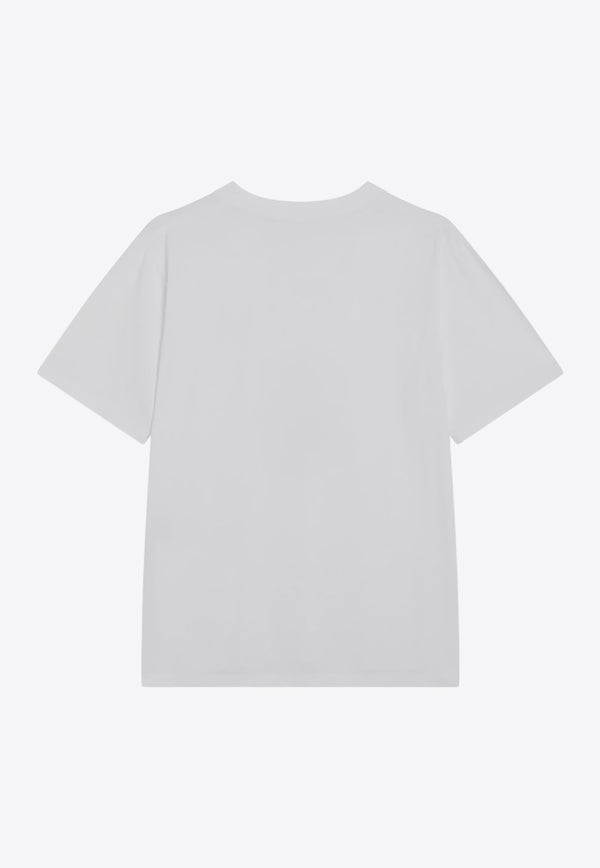 MM6 Maison Margiela Numeric Patch Crewneck T-shirt White S62GD0210M20115/R_MM6-100
