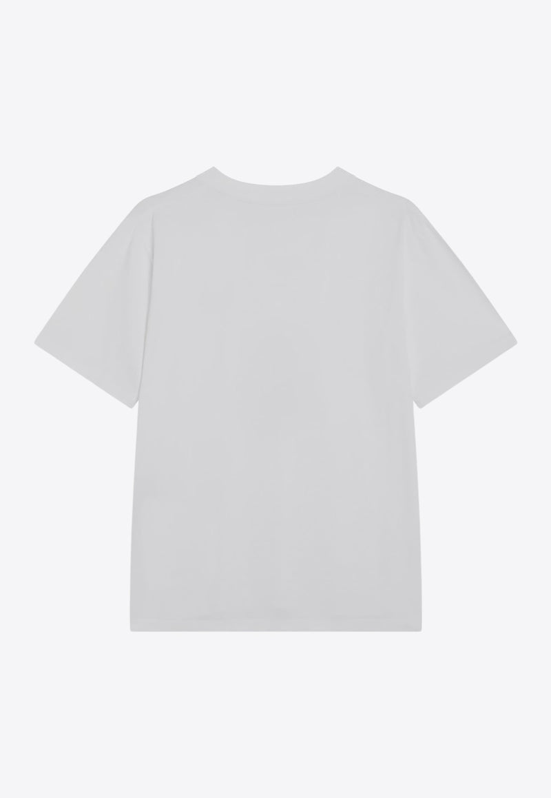 MM6 Maison Margiela Numeric Patch Crewneck T-shirt White S62GD0210M20115/R_MM6-100