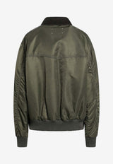 Maison Margiela Zip-Up Bomber Jacket Green S67AM0106DM35662/R_MARGI-728