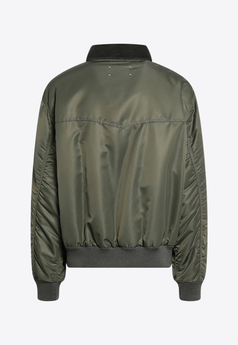 Maison Margiela Lightweight Zip-Up Jacket  Green S67AM0106M35662/R_MARGI-728