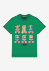 Barrow Kids Boys Printed Teddy Bears T-shirt Green S6BKJUTH093_GREEN