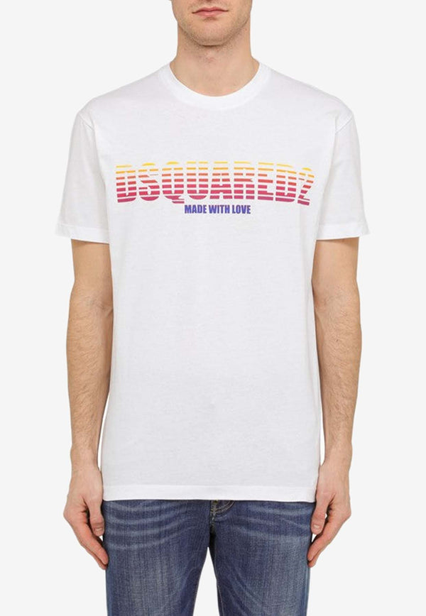 Dsquared2 Logo-Printed Crewneck T-shirt S71GD1393S23009/O_DSQUA-100