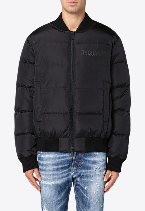 Dsquared2 Zip-Up Padded Bomber Jacket Black S74AM1508S53817/P_DSQUA-900