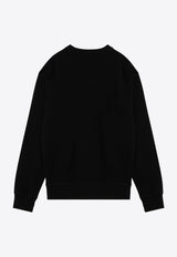 Dsquared2 Printed Scratch Crewneck Sweatshirt Black S74GU0804S25551/P_DSQUA-900