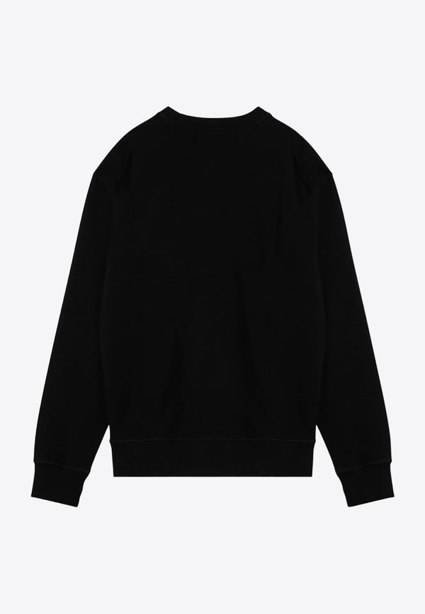 Dsquared2 Printed Scratch Crewneck Sweatshirt Black S74GU0804S25551/P_DSQUA-900