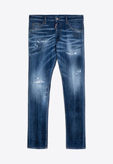 Dsquared2 Distressed Washed-Out Slim Jeans S74LB1553S30342/P_DSQUA-470