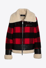 Dsquared2 Plaid Check Zip-Up Jacket Multicolor S75AM1065S78290/P_DSQUA-001F