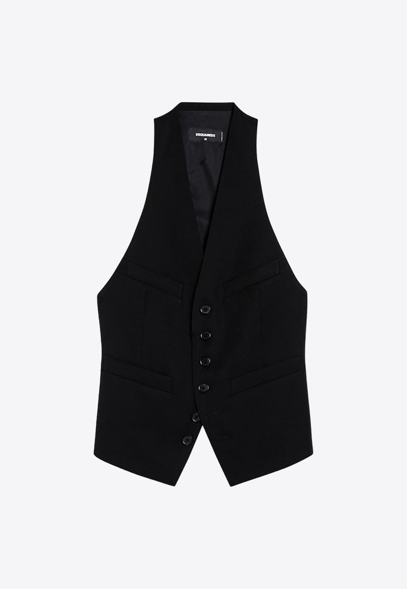 Dsquared2 Wool Waistcoat S75FB0163S78136/P_DSQUA-900