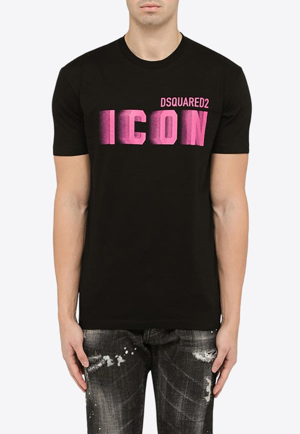 Dsquared2 Icon Print Short-Sleeved T-shirt S79GC0082S23009/O_DSQUA-970X Black