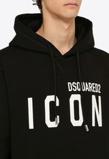 Dsquared2 Be Icon Hooded Sweatshirt Black S79GU0003S25516/O_DSQUA-965