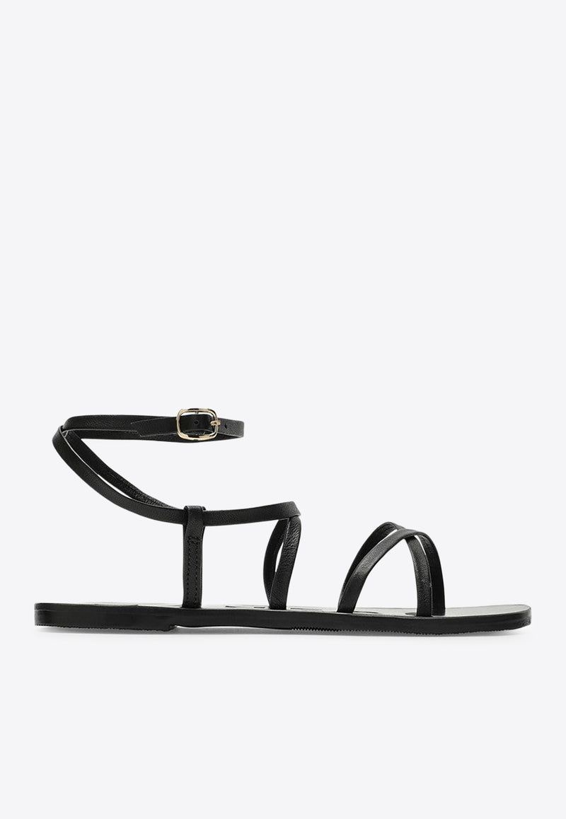 Manebi  Braided Leather Canyon Sandals Black S9.9Y0LE/O_MANEB-AB