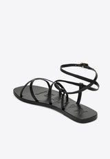 Manebi  Braided Leather Canyon Sandals Black S9.9Y0LE/O_MANEB-AB