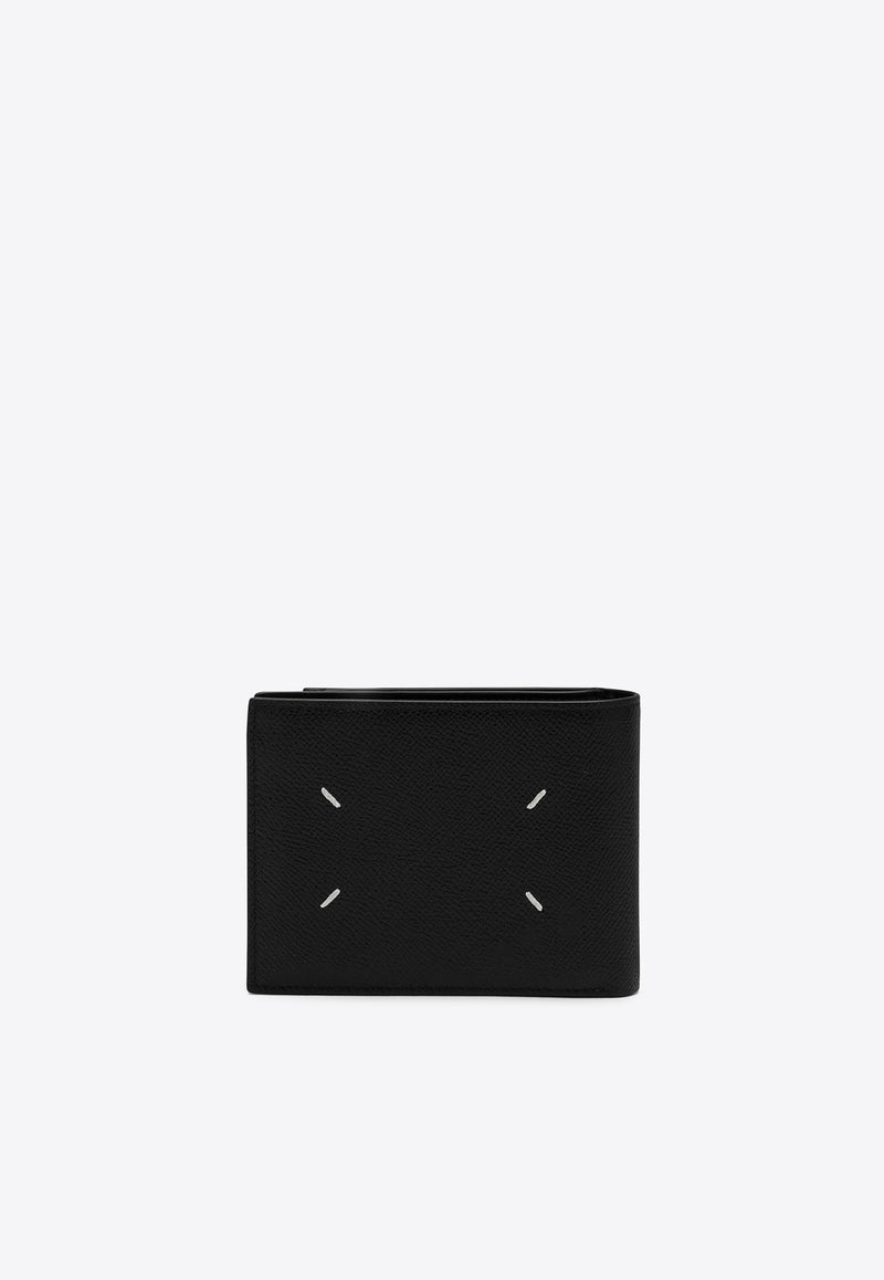 Maison Margiela Four Stitch Bi-Fold Zip Wallet Black SA1UI0019P4745/K_MARGI-T8013