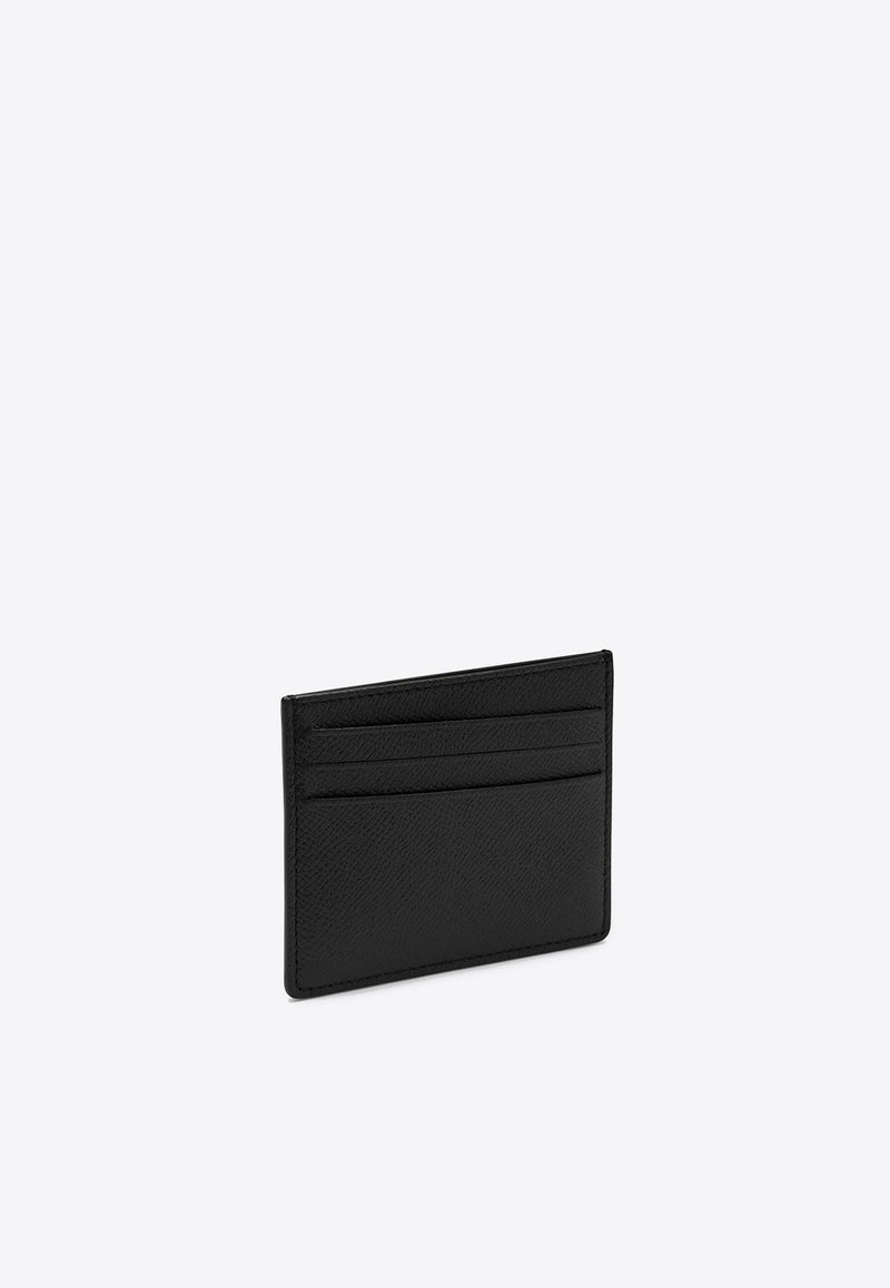 Maison Margiela Four-Stitch Leather Cardholder Black SA1VX0009P4745/P_MARGI-T8013