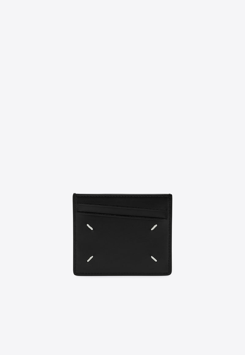 Maison Margiela Four-Stitch Leather Cardholder Black SA1VX0009P4745/P_MARGI-T8013