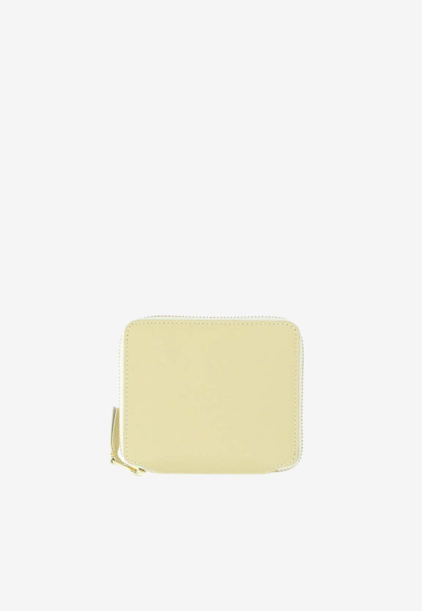 Comme Des Garçons Wallet Classic Zip Leather Wallet White SA2100_000_WHITE