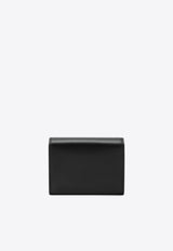 Maison Margiela Compact Logo Print Wallet  Black SA2UI0014P8729/R_MARGI-H1145