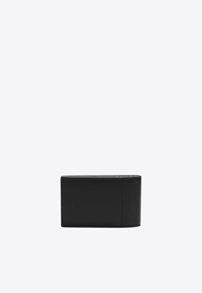 Maison Margiela Logo Stamped Bi-Fold Wallet Black SA2VX0005P8729/R_MARGI-H1145