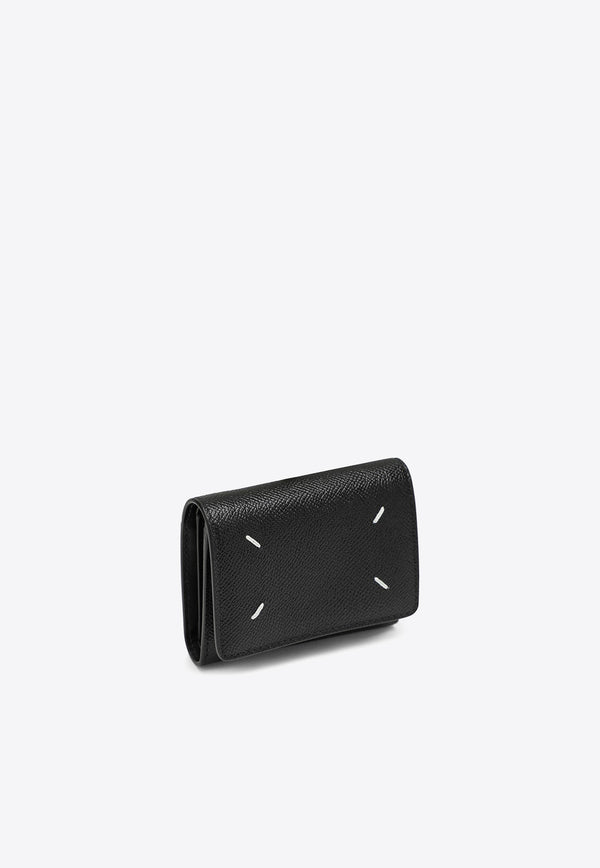 Maison Margiela Stitched Logo Leather Wallet Black SA3UI0017P4745/O_MARGI-T8013
