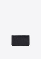 Maison Margiela Four-Stitch Grained Leather Wallet Gray SA3VX0008UP4455/R_MARGI-T6328