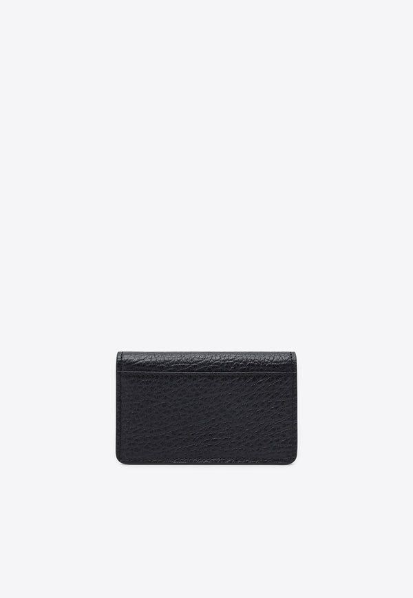 Maison Margiela Four-Stitch Grained Leather Wallet Gray SA3VX0008UP4455/R_MARGI-T6328