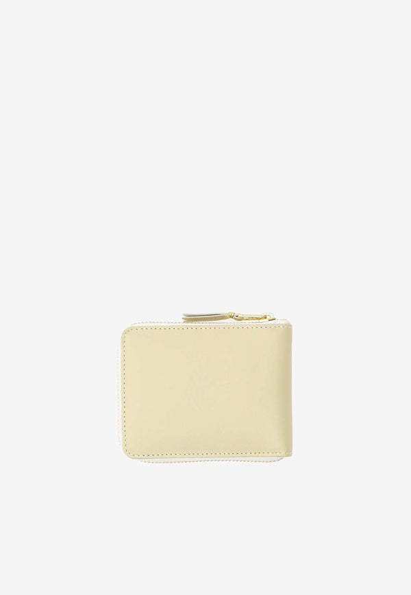 Comme Des Garçons Wallet Classic Zip Leather Wallet Off-white SA7100_000_WHITE