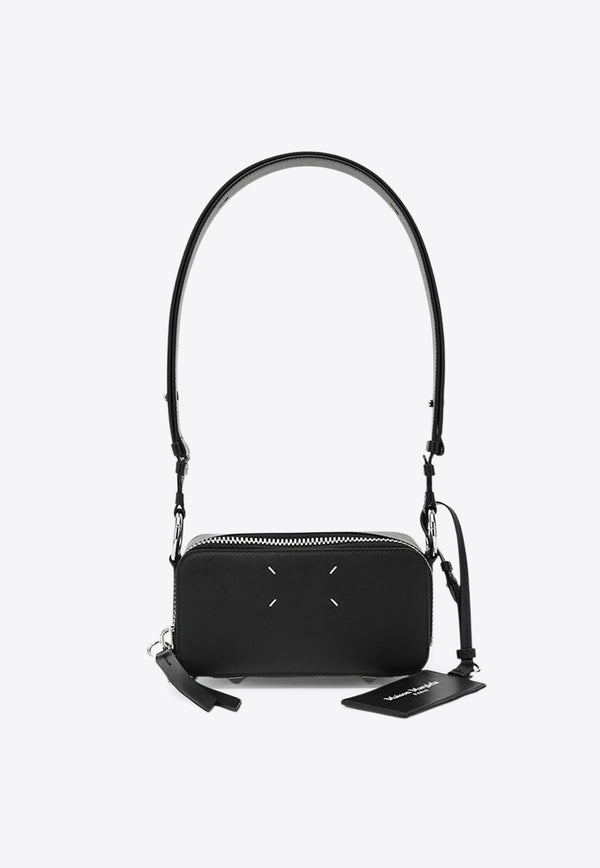Maison Margiela Doll Four Stitch Leather Shoulder Bag Black SB1WD0031P7275/R_MARGI-T8013