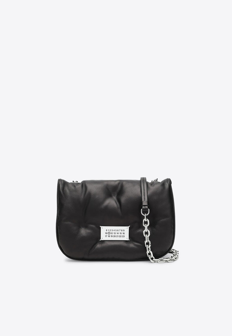 Maison Margiela Small Glam Slam Flap Shoulder Bag Black SB1WG0019P4300/P_MARGI-T8013