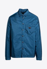 Prada Re-Nylon Padded Shirt Blue SC554M1WQ9/P_PRADA-F0AFC