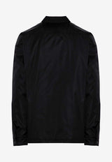 Prada Triangle Logo Nylon Shirt Black SC796MOOO1WQ8/P_PRADA-F0002