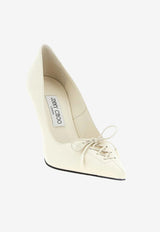 Jimmy Choo Scarlett 95 Nappa Leather Pumps Latte SCARLETT 95 NAP LATTE