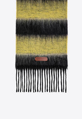 Marni Striped Wool-Blend Scarf  Multicolor SCMC0121Y0UAW038/P_MARNI-STN99