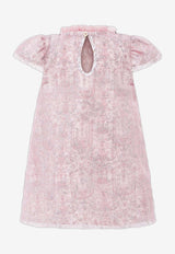 Atelier Choux Baby Girls Clara Sparkly Dress Pink SD-M3-TDJA Bébé_PINK