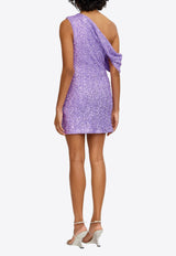 Significant Other Beau Off-Shoulder Sequined Mini Dress Lavender SD240768D-LAVENDERLILAC/LAVENDAR