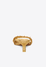 Cult Gaia Ada 60 Metallic Straw Mules Gold SD3266RF2984_GOLD