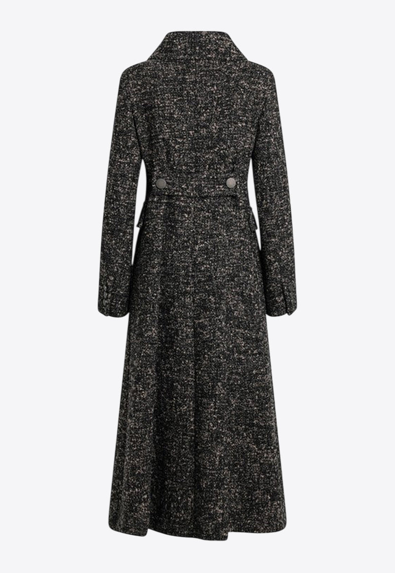 Max Mara Senior Double-Breasted Coat Gray SENIORWO/R_MAXMA-001