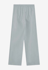 Elasticated Straight-Leg Pants