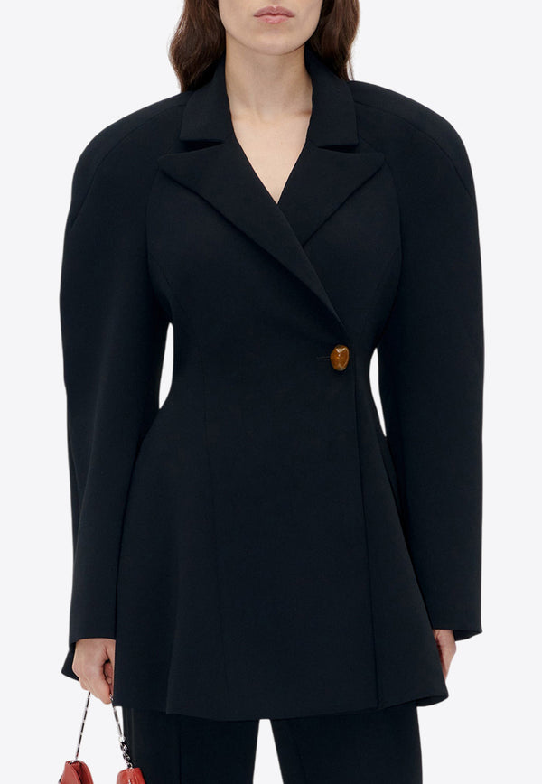 Stine Goya Voluminous Mini Coat Dress Black SG-AW24-C009-2273BLACK