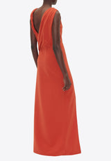 Stine Goya Knotted Maxi Dress Red SG-AW24-D038-2274RED