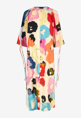 Stine Goya Funda Tie-Dye Floral Midi Dress Multicolor SG5005FLORAL