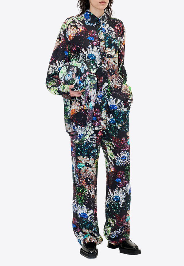 Stine Goya Sophia Floral-Print Shirt SG5399BLACK MULTI