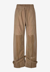 Stine Goya Almu Dual-Tone Wide-Leg Pants Brown SG5687BROWN