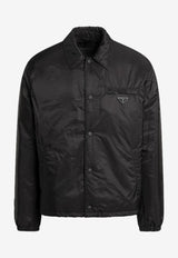 Prada Triangle Logo Re-Nylon Padded Jacket Black SGB7371WQ9/R_PRADA-F0002