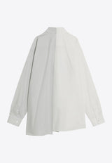 MM6 Maison Margiela Numeric Signature Asymmetric Shirt White SH0DT0025MTN085/R_MM6-961