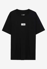 MM6 Maison Margiela Signature Numeric Patch T-shirt Black SH0GC0032M20170/S_MM6-900