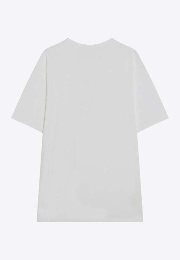 MM6 Maison Margiela Numeric Signature Print T-shirt White SH0GC0057S24312_MM6-101