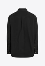Lemaire Western Shirt with Contrast-Stitching Black SH1193LF1475/R_LEMAI-BK999