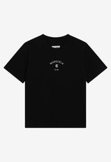 MM6 Maison Margiela Logo Printed Crewneck T-shirt Black SH2GC0038M20048/S_MM6-900