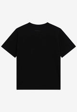 MM6 Maison Margiela Logo Printed Crewneck T-shirt Black SH2GC0038M20048/S_MM6-900
